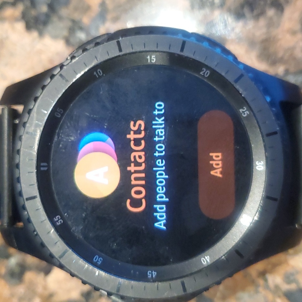 Samsung Gear 3 Frontier 46mm Smart Watch, New Battery & Charger & X-tra Bands - Picture 10 of 16